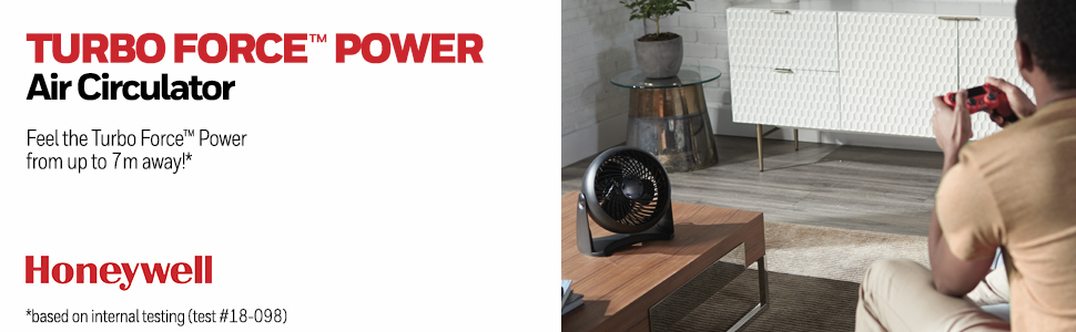Honeywell; Turbo; Room; table; Fan; 3 Speeds; Oscillating; 