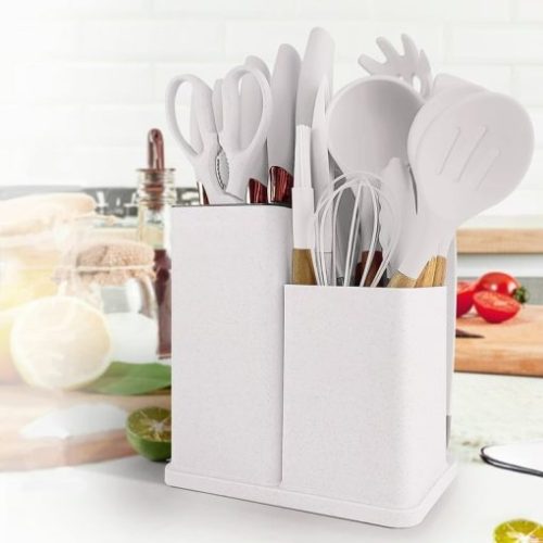 [One Day Only]SILICONE KITCHENWARE 19-PIECE SET