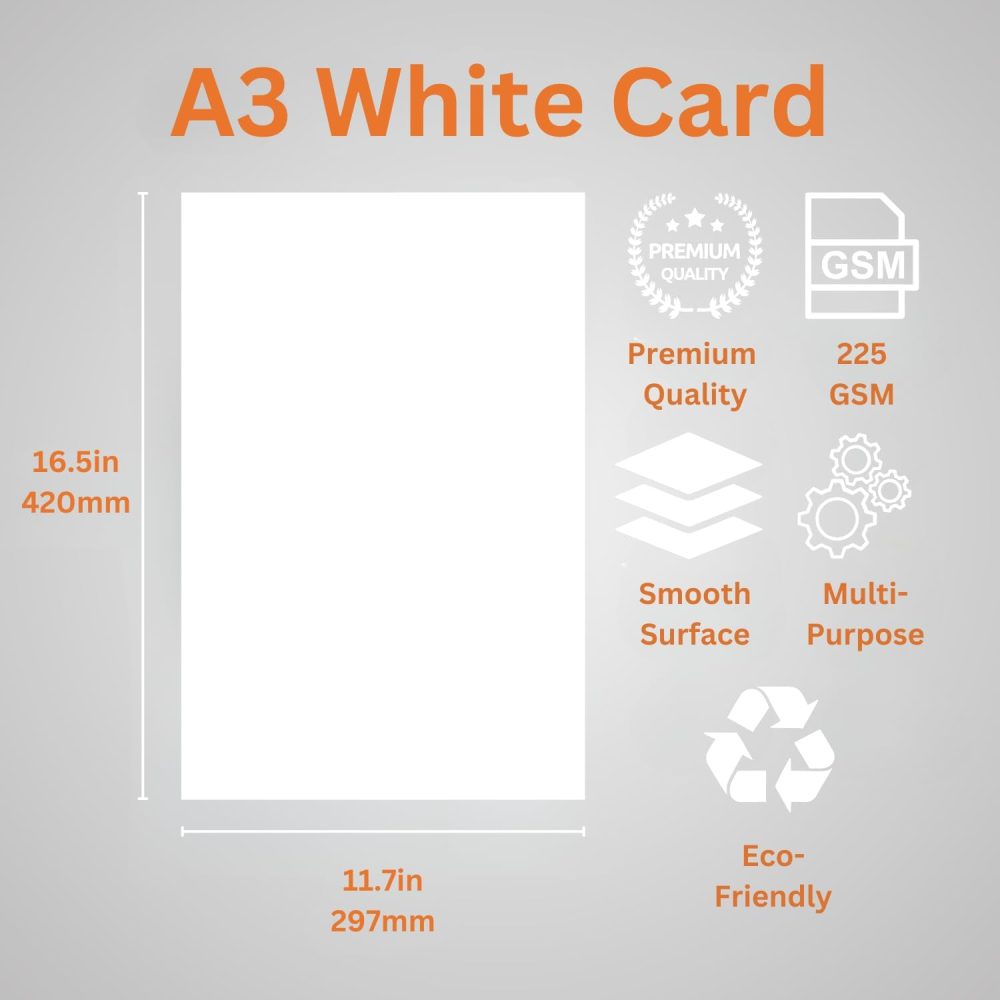 Hawksbill 220GSM A4 Multi-Purpose Black Card – 50 Pack of Thick Premium Smooth & Crisp Black A4 Card for Making Stationery Home or Office Use and Arts or Crafts - Image 34