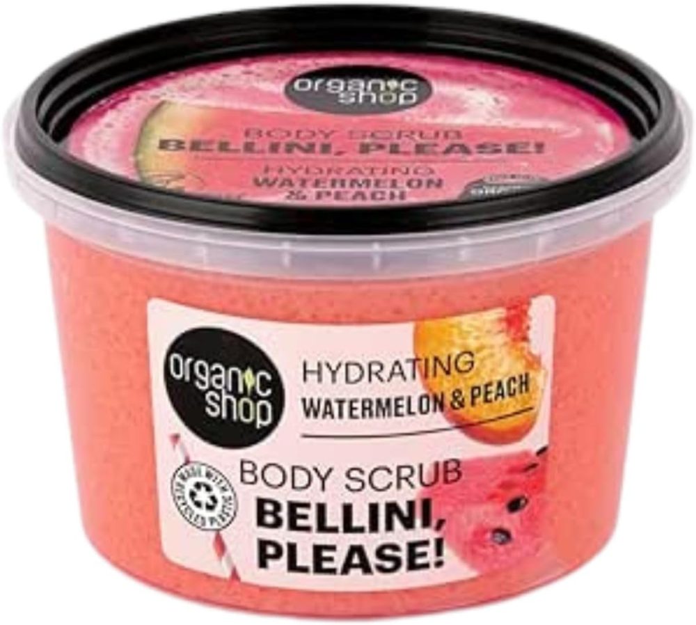 Organic Shop 250ml Body Scrub Skin Beauty Softening Cherry & Lime - Image 167