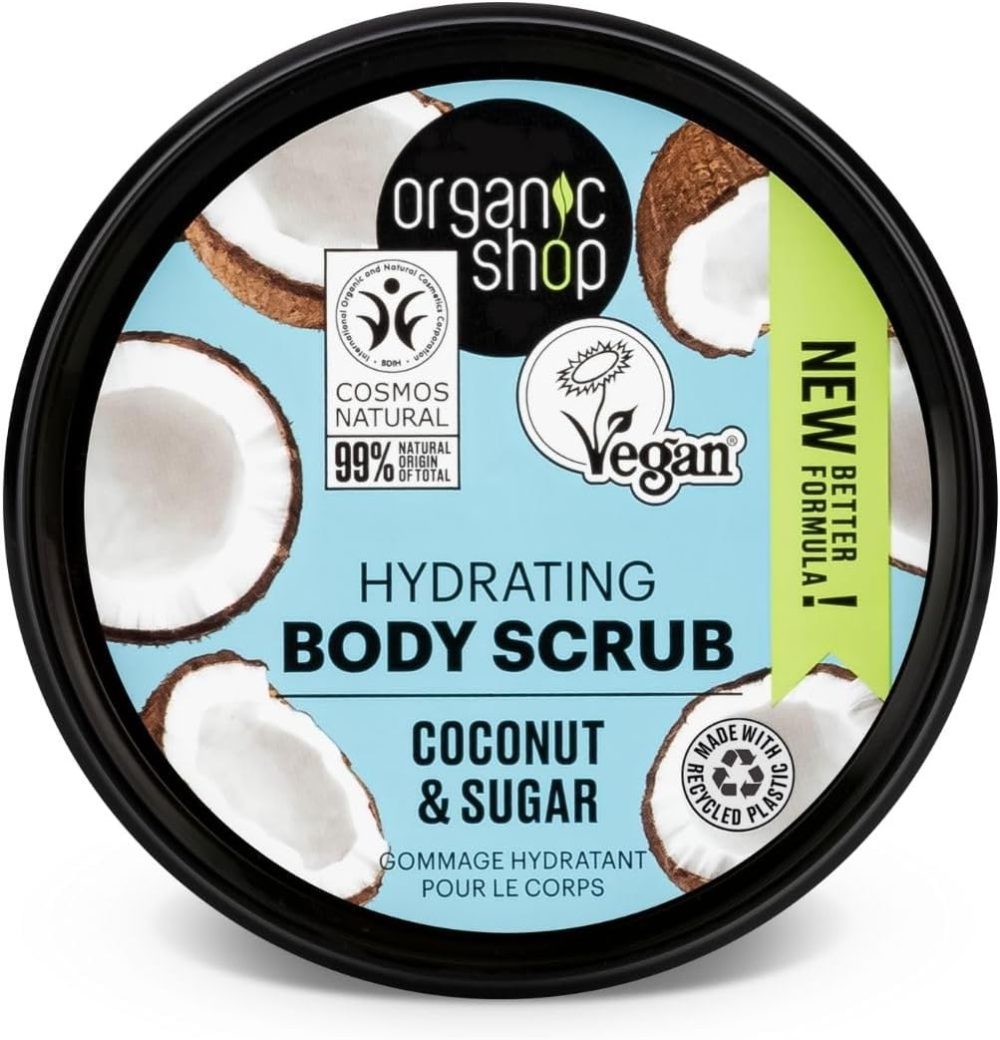 Organic Shop 250ml Body Scrub Skin Beauty Softening Cherry & Lime - Image 23
