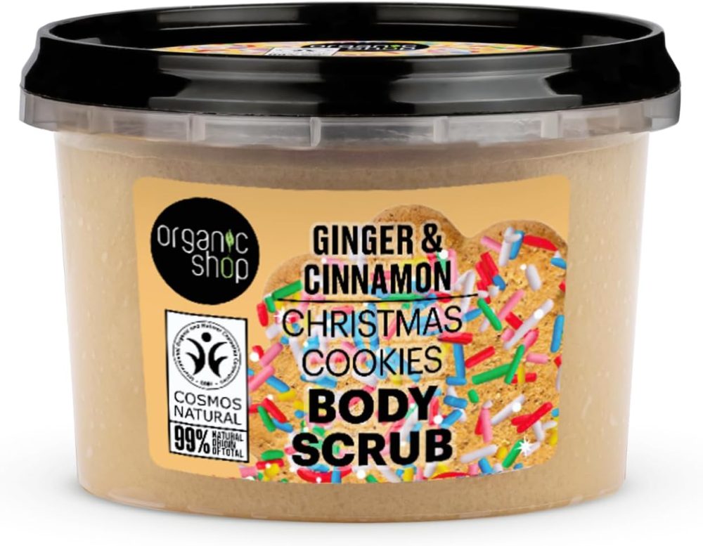 Organic Shop 250ml Body Scrub Skin Beauty Softening Cherry & Lime - Image 150