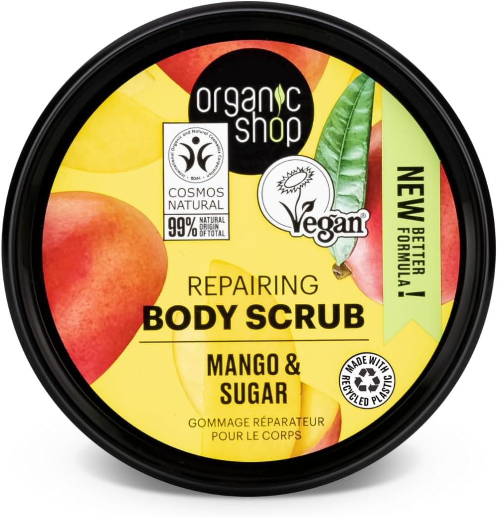 Organic Shop 250ml Body Scrub Skin Beauty Softening Cherry & Lime - Image 30
