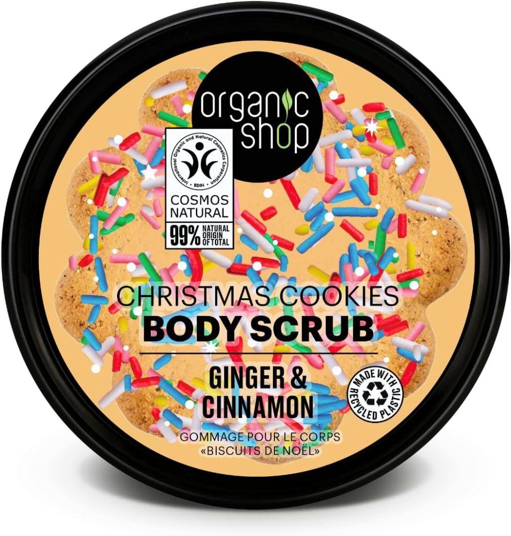 Organic Shop 250ml Body Scrub Skin Beauty Softening Cherry & Lime - Image 151
