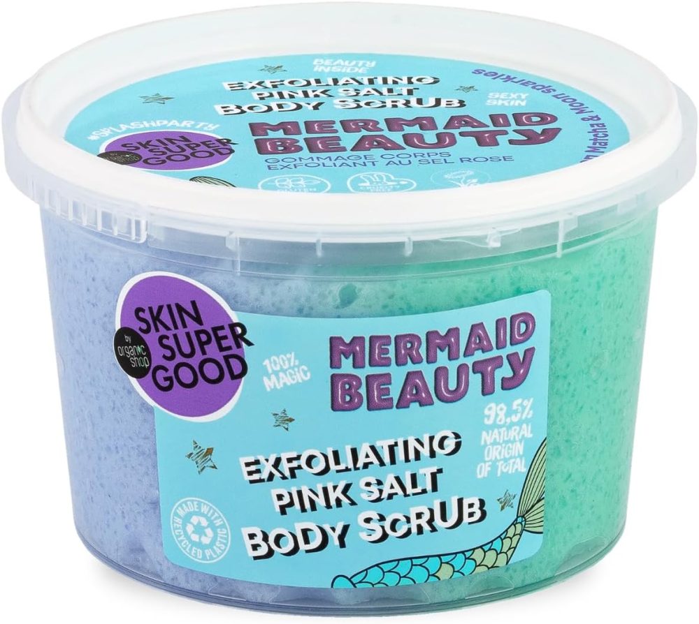 Organic Shop 250ml Body Scrub Skin Beauty Softening Cherry & Lime - Image 179