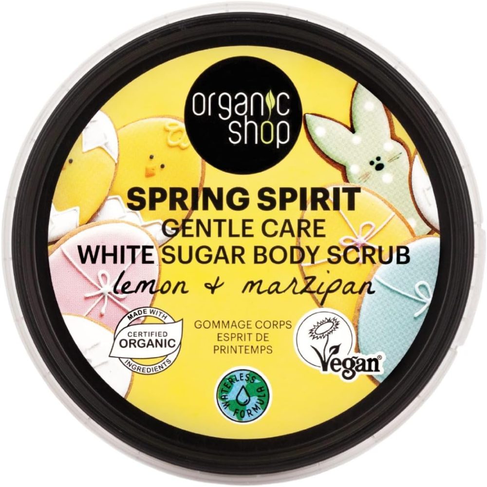Organic Shop 250ml Body Scrub Skin Beauty Softening Cherry & Lime - Image 68
