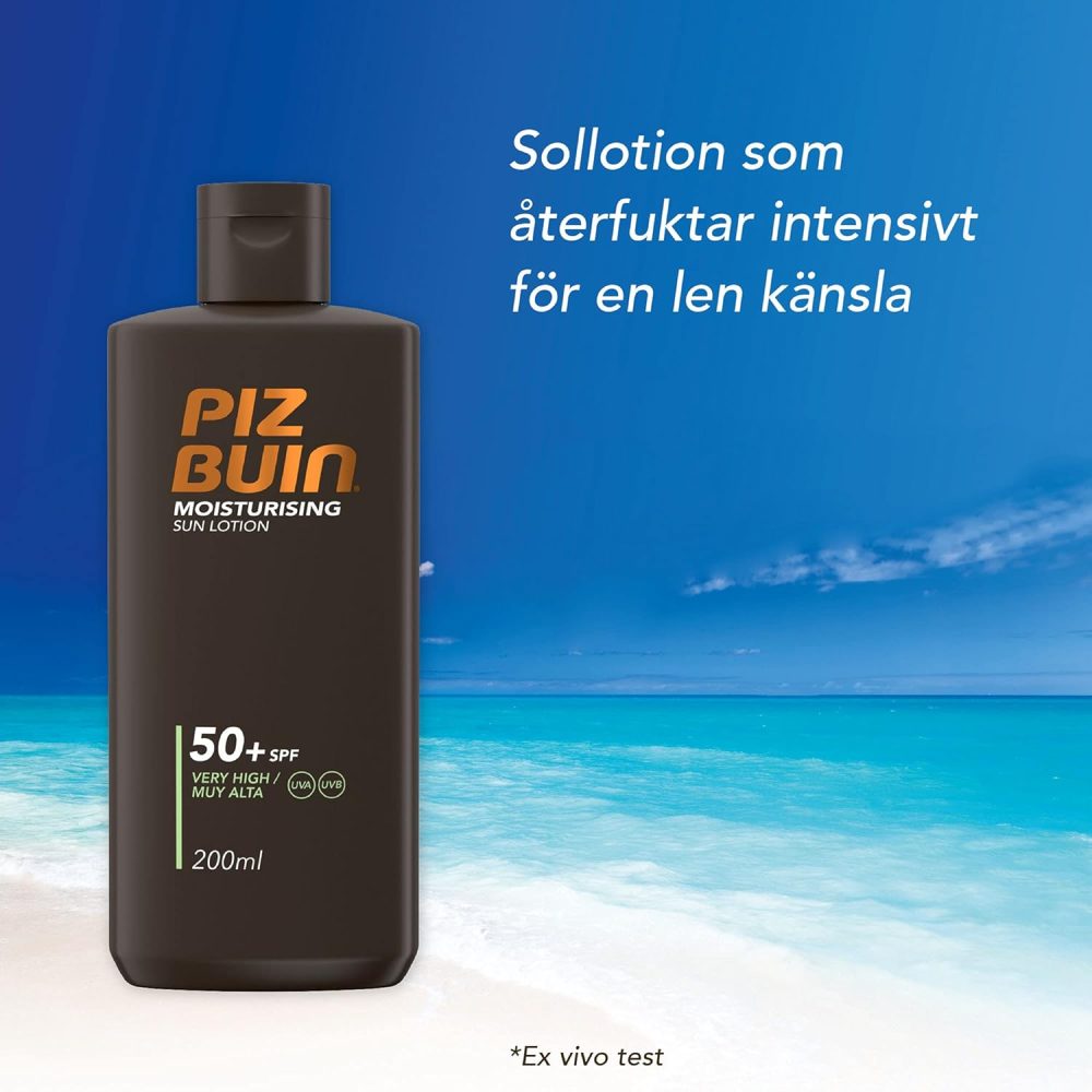 Piz Buin Moisturising Sun Lotion SPF30, 200ml (Pack of 1) - Image 7