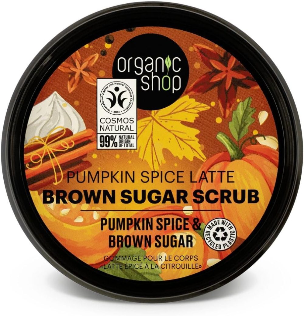 Organic Shop 250ml Body Scrub Skin Beauty Softening Cherry & Lime - Image 139