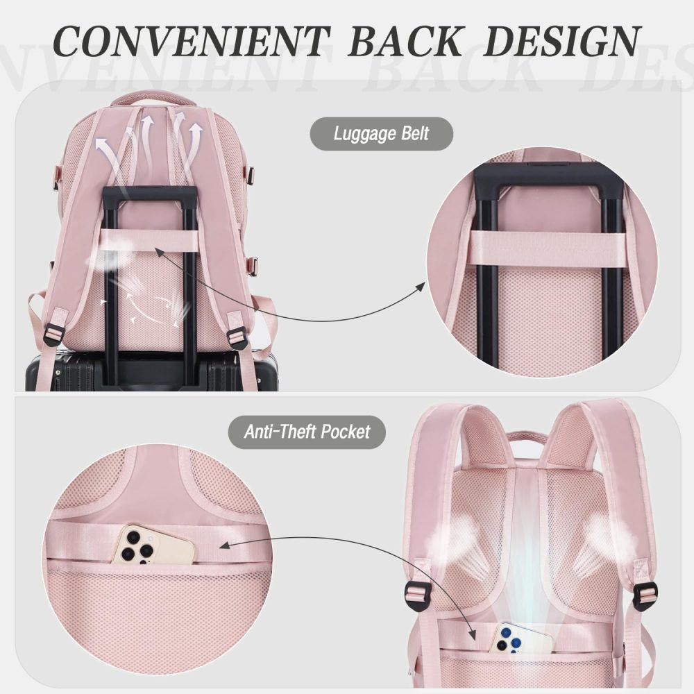 xlodea for Ryanair Cabin Bags 40x20x25 Underseat Cabin Bag Carry-ons Hand Luggage Bag Travel Backpack Cabin Size for Ryanair Backpack with Charging Port, Trolley Sleeve, Anti Theft Pocket - Image 13