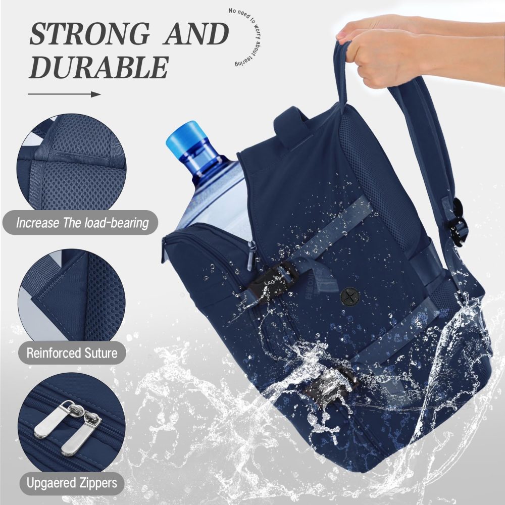 xlodea for Ryanair Cabin Bags 40x20x25 Underseat Cabin Bag Carry-ons Hand Luggage Bag Travel Backpack Cabin Size for Ryanair Backpack with Charging Port, Trolley Sleeve, Anti Theft Pocket - Image 21