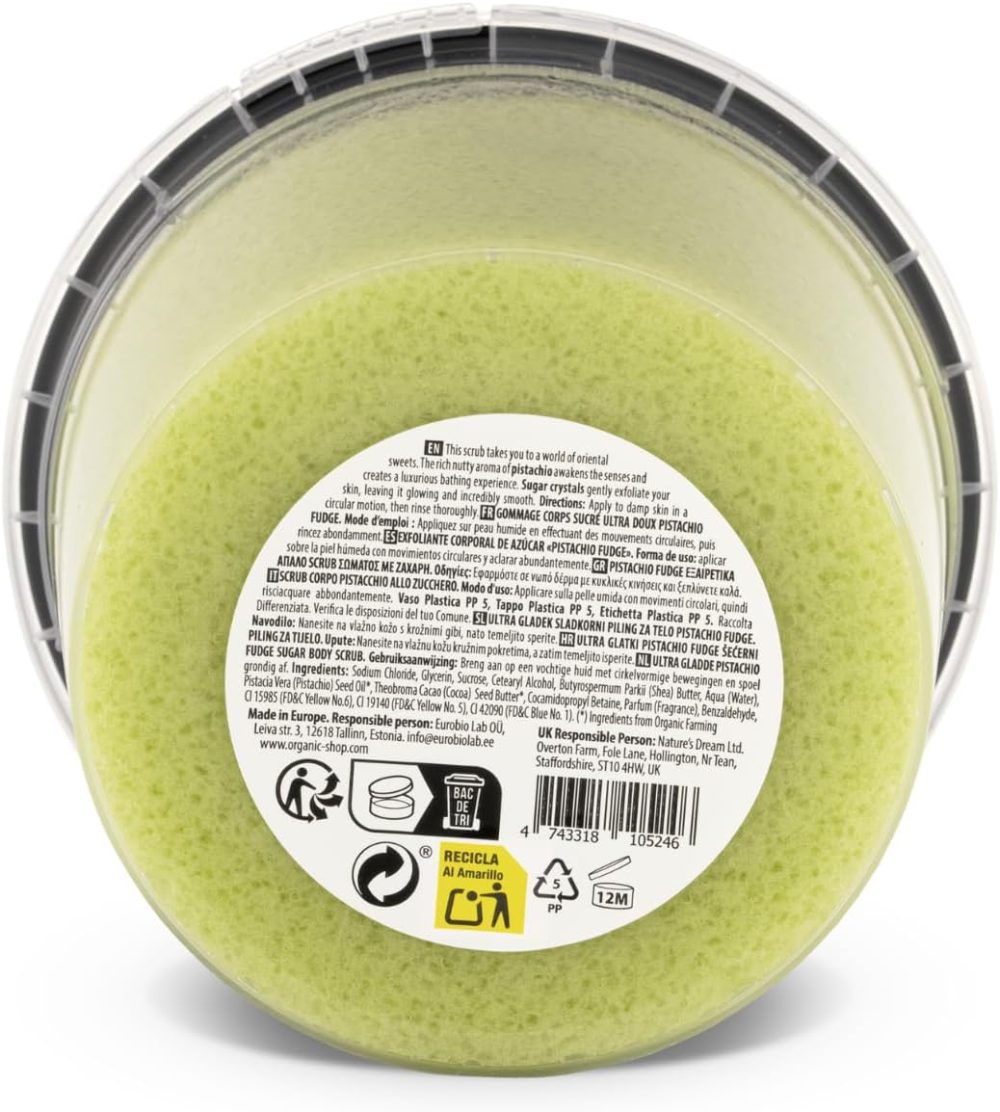 Organic Shop 250ml Body Scrub Skin Beauty Softening Cherry & Lime - Image 121