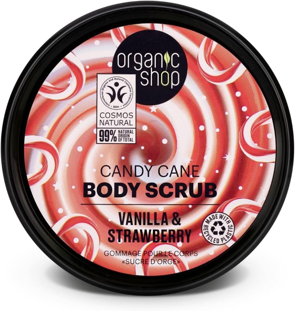 Organic Shop 250ml Body Scrub Skin Beauty Softening Cherry & Lime - Image 10