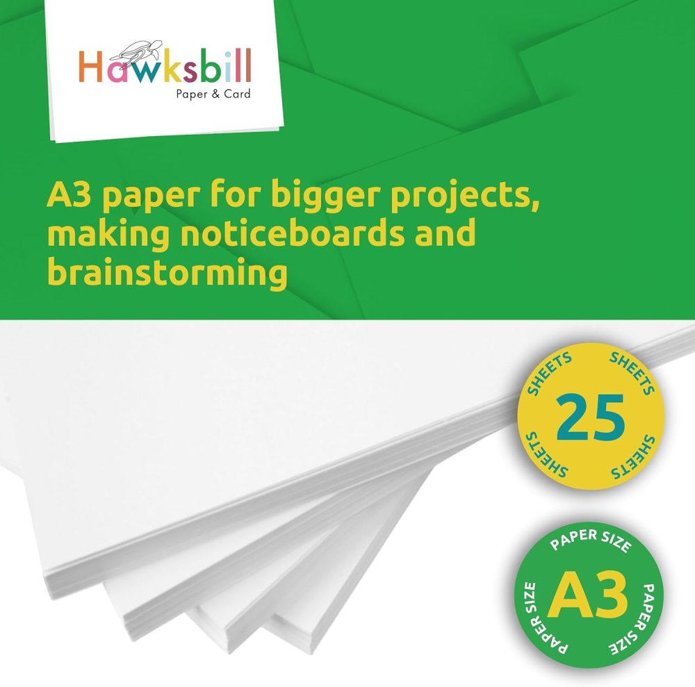 Hawksbill 220GSM A4 Multi-Purpose Black Card – 50 Pack of Thick Premium Smooth & Crisp Black A4 Card for Making Stationery Home or Office Use and Arts or Crafts - Image 43