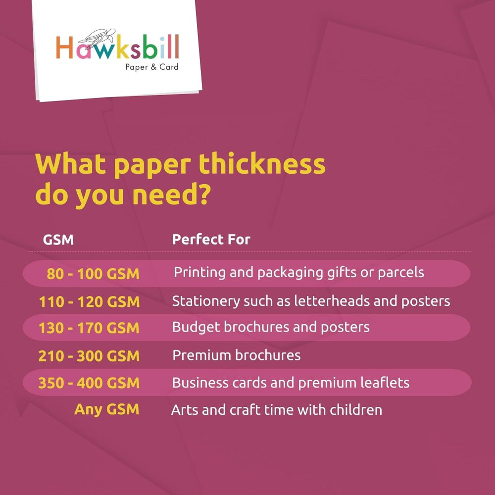 Hawksbill 220GSM A4 Multi-Purpose Black Card – 50 Pack of Thick Premium Smooth & Crisp Black A4 Card for Making Stationery Home or Office Use and Arts or Crafts - Image 16