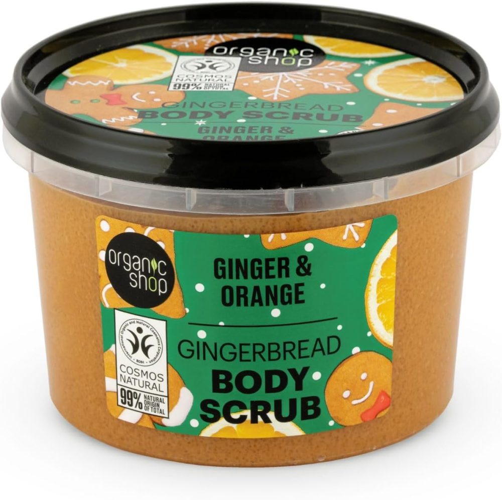 Organic Shop 250ml Body Scrub Skin Beauty Softening Cherry & Lime - Image 99