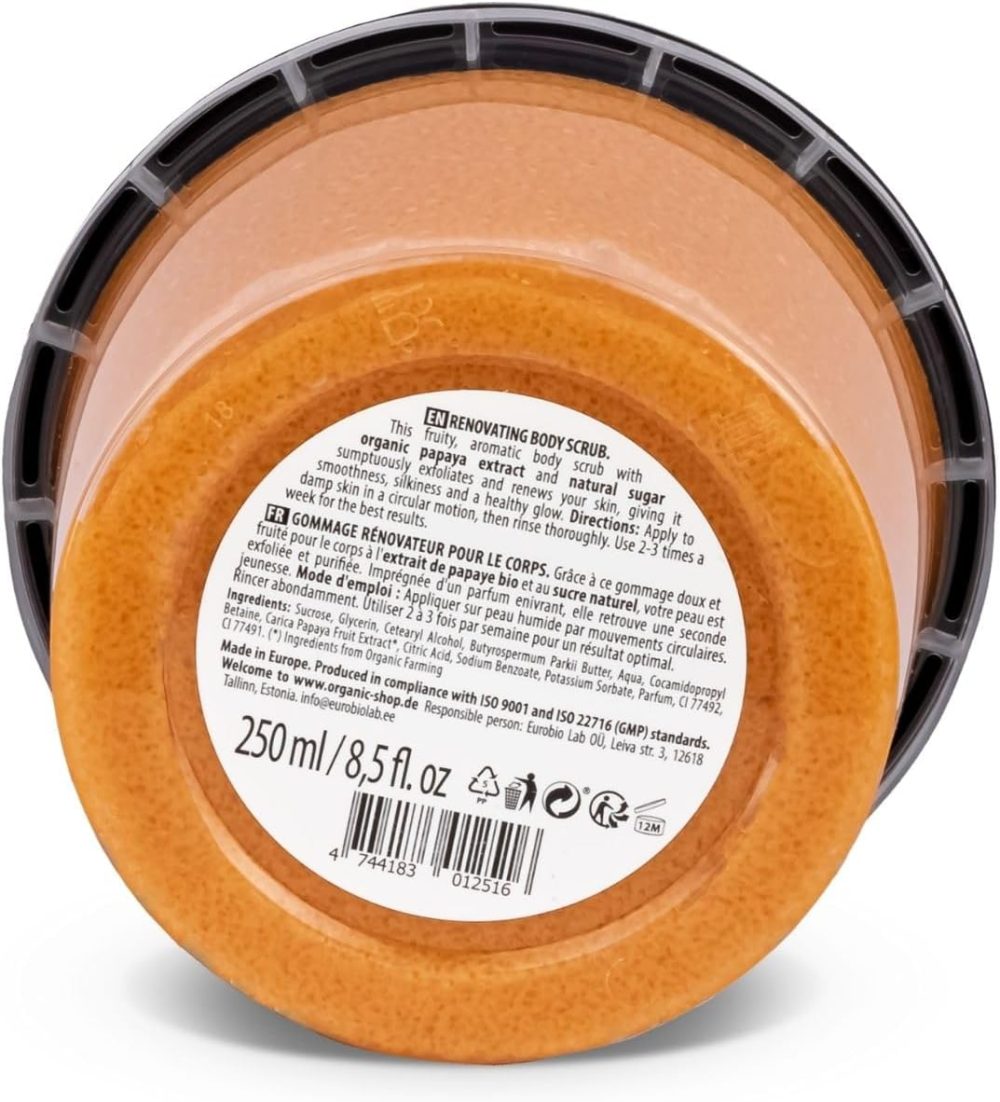 Organic Shop 250ml Body Scrub Skin Beauty Softening Cherry & Lime - Image 17