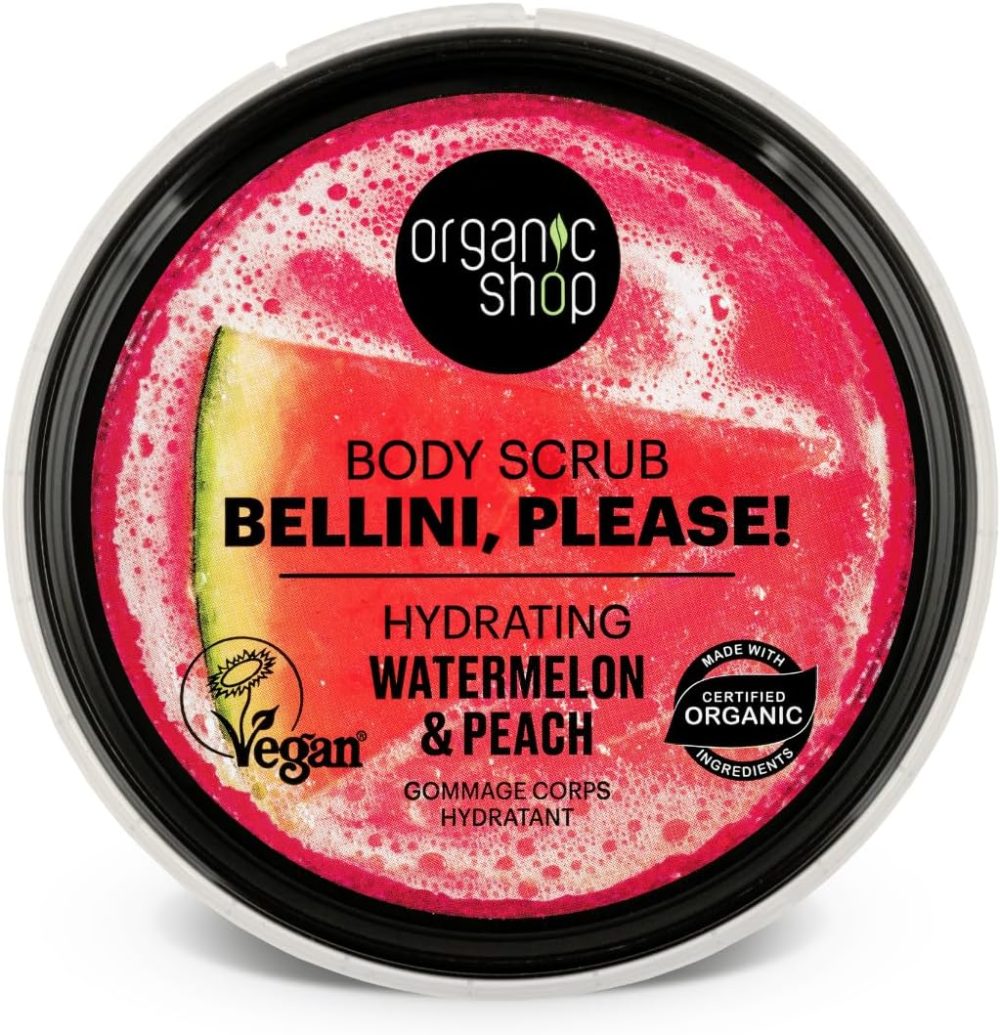 Organic Shop 250ml Body Scrub Skin Beauty Softening Cherry & Lime - Image 168