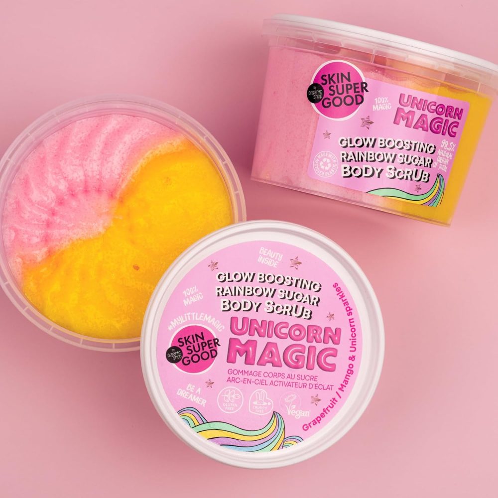Organic Shop 250ml Body Scrub Skin Beauty Softening Cherry & Lime - Image 191
