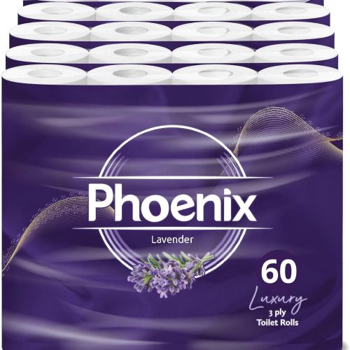 【Exclusive for new TK users】60 Phoenix Soft Supreme Luxury Toilet Rolls Bulk Buy   Quilted White 3 Ply Toilet Paper   Pack of 60 Toilet Tissue   tastydaily