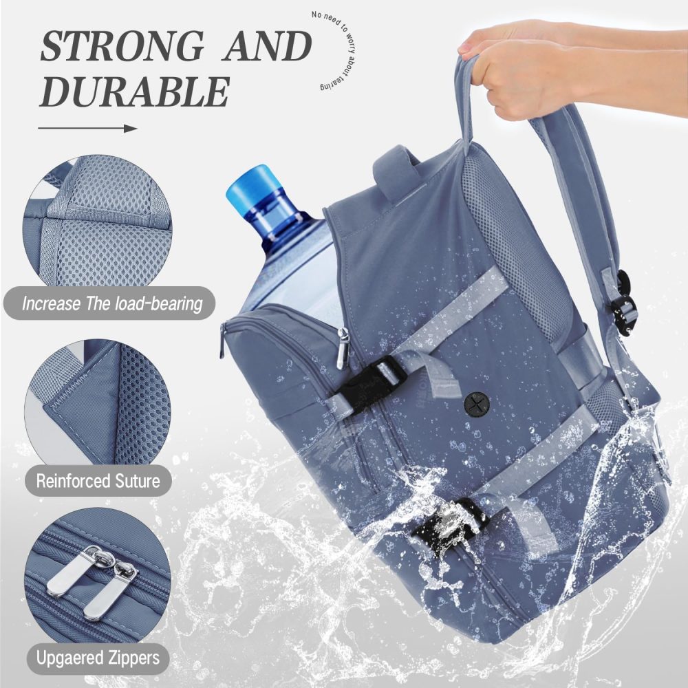 xlodea for Ryanair Cabin Bags 40x20x25 Underseat Cabin Bag Carry-ons Hand Luggage Bag Travel Backpack Cabin Size for Ryanair Backpack with Charging Port, Trolley Sleeve, Anti Theft Pocket - Image 6