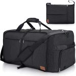 Urtala Travel Duffel Bag for Men & Women, 120L Holdall Bag Foldable Weekend Overnight Bag with Shoe Compartment & Shoulder Strap, Lightweight Waterproof