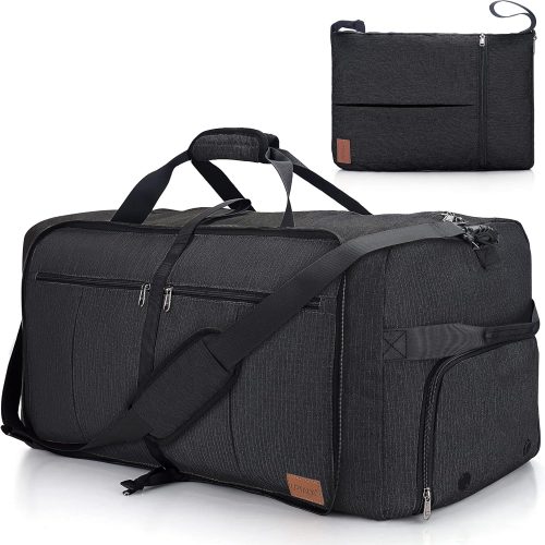 Urtala Travel Duffel Bag for Men & Women, 120L Holdall Bag Foldable Weekend Overnight Bag with Shoe Compartment & Shoulder Strap, Lightweight Waterproof