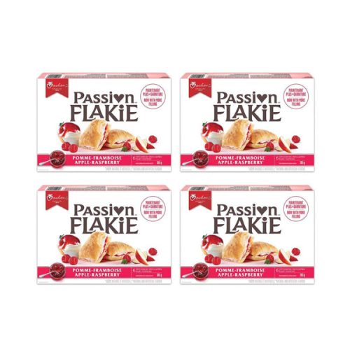 【Flash Sale + Free Shipping】4-Pack Vachon Passion Flakie Pastries Apple Raspberry 305g/10.8oz