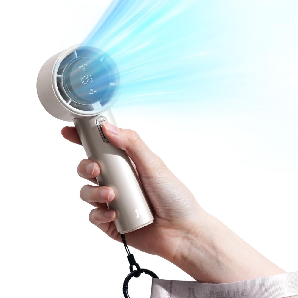 Portable Handheld Fan,Speed(1-100) Adjustable Turbo Mini and 3600mAh Battery Rechargeable Personal Fan - Image 10