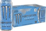 Clearance Sale – Monster Energy Ultra Blue, Sugar Free Energy Drink, 16 Ounce (Pack of 15)