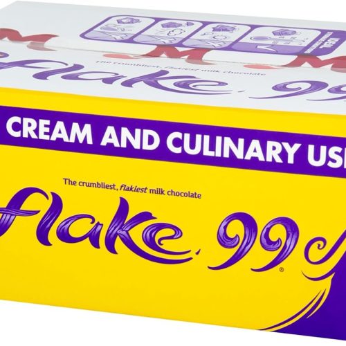 【First Order Discount】Cadbury Flake 99 Milk Chocolate Bars, Perfect for Ice Creams, Baking and Culinary Use (Box of 144 Bars)