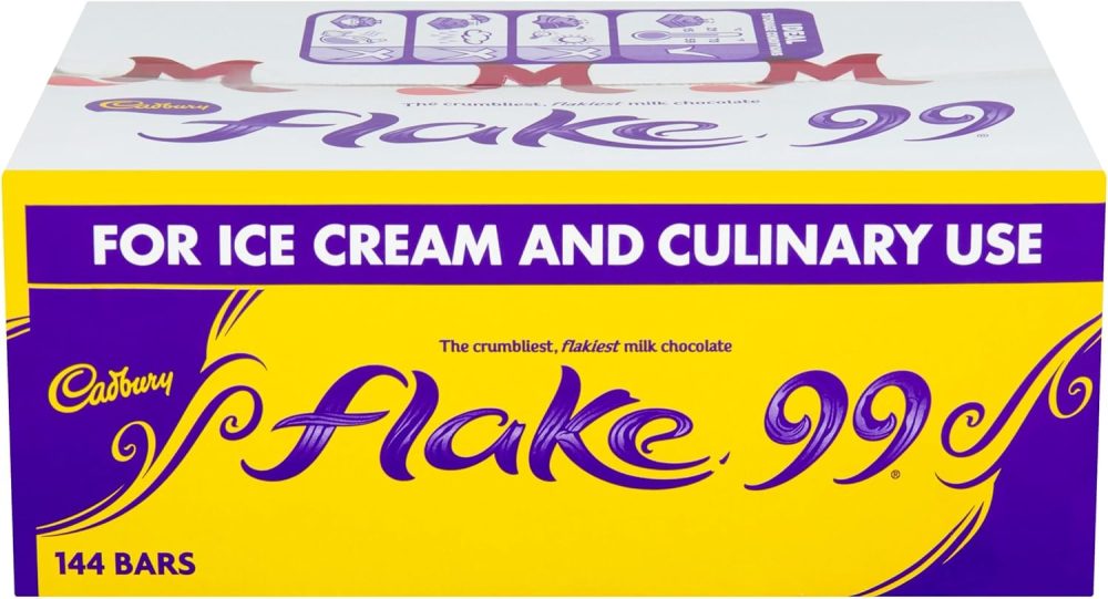【First Order Discount】Cadbury Flake 99 Milk Chocolate Bars, Perfect for Ice Creams, Baking and Culinary Use (Box of 144 Bars) - Image 2