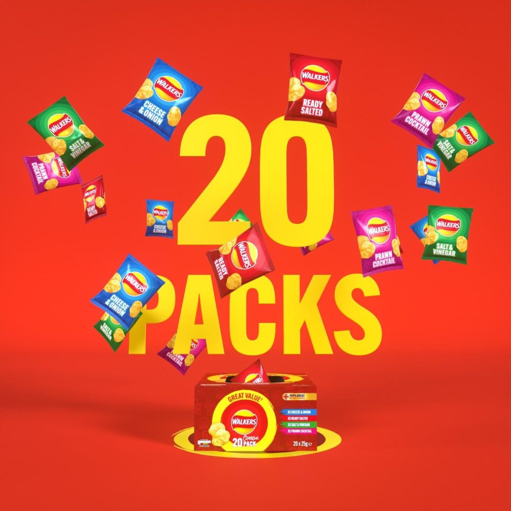 【First Order Discount】Walkers Classic Variety Multipack Crisps Box 20x25g (Pack of 4) - Image 8