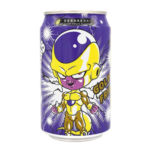 Ocean Bomb Dragon Ball Super Golden Frieza Passion Fruit Flavour Sparkling Water (330ml)   tastydaily