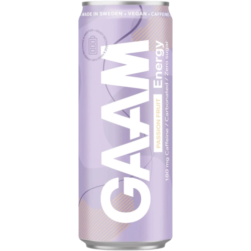 GAAM Energy Passion Fruit (Swedish)   11.2fl.oz (330ml)   tastydaily
