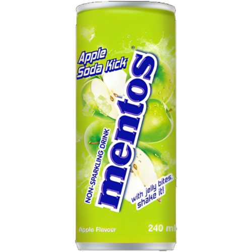 Mentos Apple Soda Kick Drink   8.1fl.oz (240ml)   tastydaily