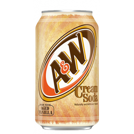 A W Cream Soda 355ml Can   tastydaily
