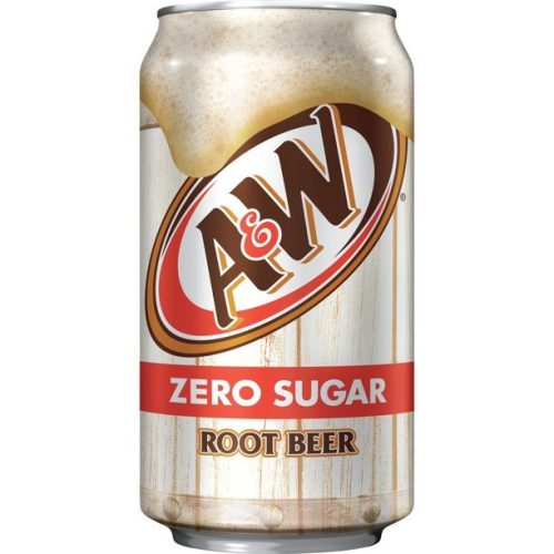 A W Diet Root Beer Zero Sugar/Calories/Caffeine 355ml Can   tastydaily