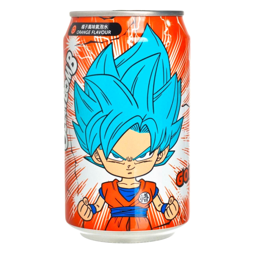Ocean Bomb Dragon Ball Z Goku Orange Flavour Sparkling Water   11.1fl oz (330ml)   tastydaily