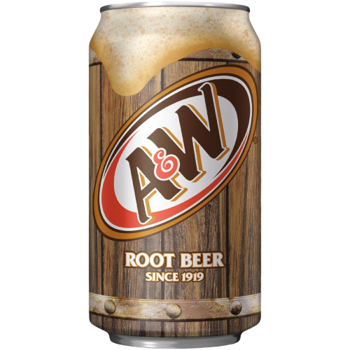 A W Root Beer Can   12fl.oz (355ml)   tastydaily